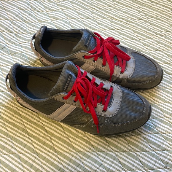 Rare Diesel Wave Sneakers Suede Leather 